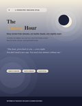 Cover of The Analog Hour: A 60-Minute Sensory Detox