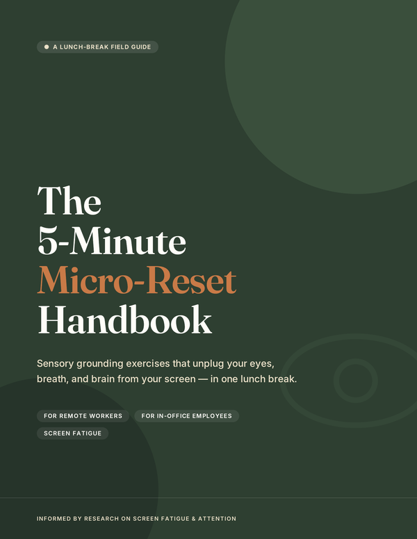 The 5 Minute Micro Reset Handbook