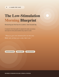 Cover of The Low Stimulation Morning Blueprint