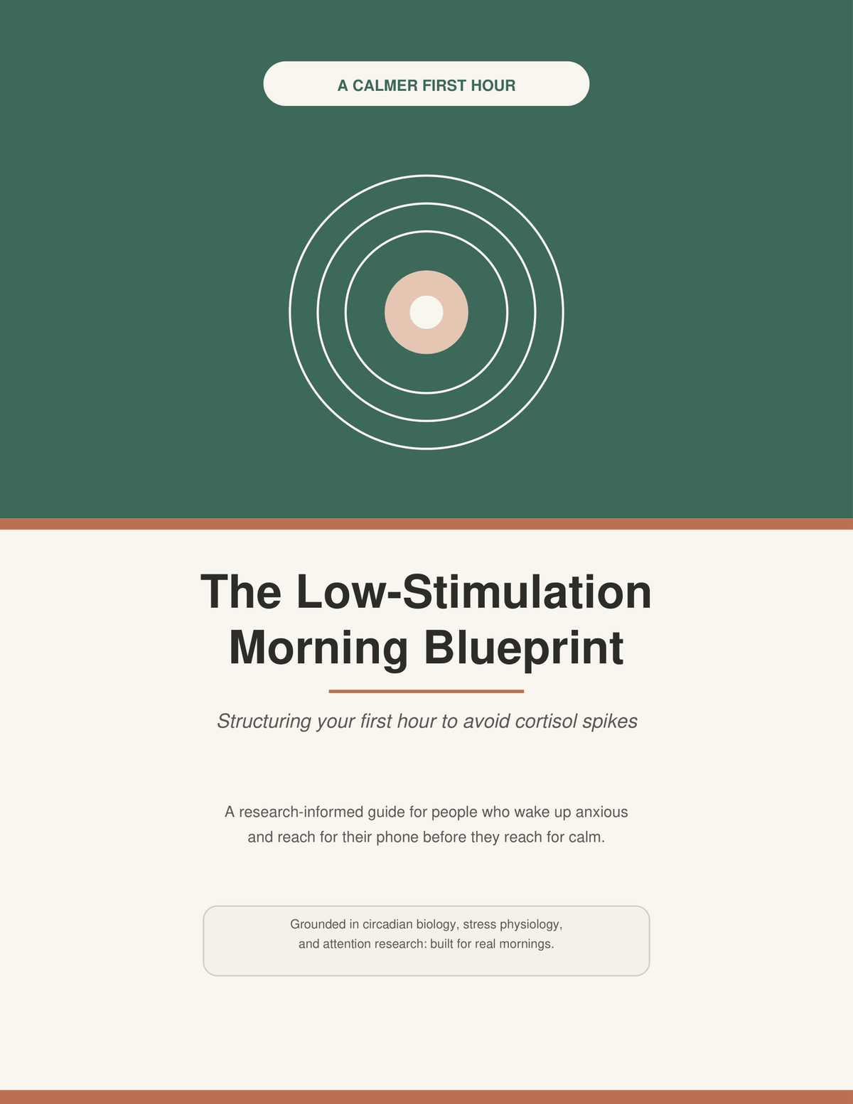 The Low Stimulation Morning Blueprint